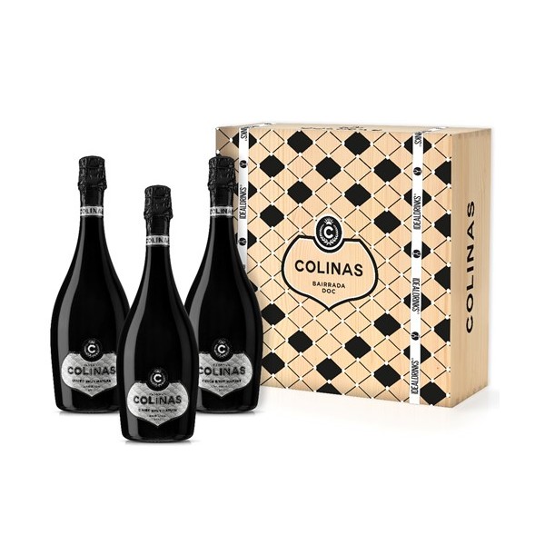 Colinas Espumante 3 garrafas Cuvée Brut+Brut Nature+Rosé