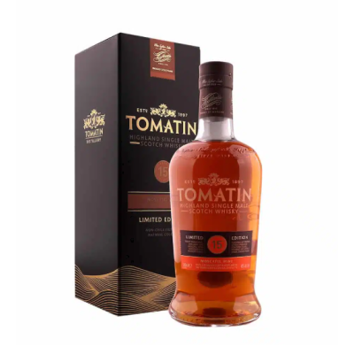 Whisky Tomatin 15anos