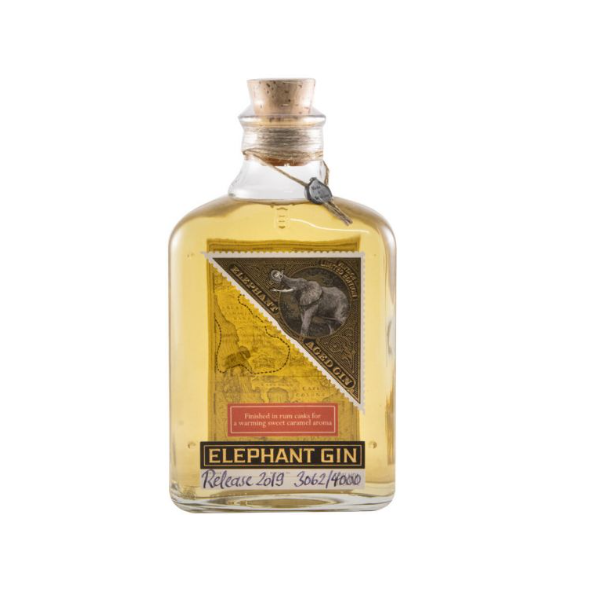 Elephant gin aged rum casks