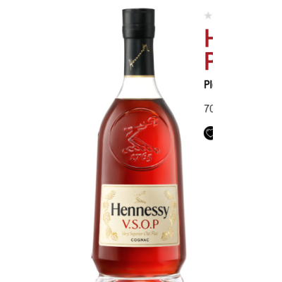 Cognac Henessey VSOP