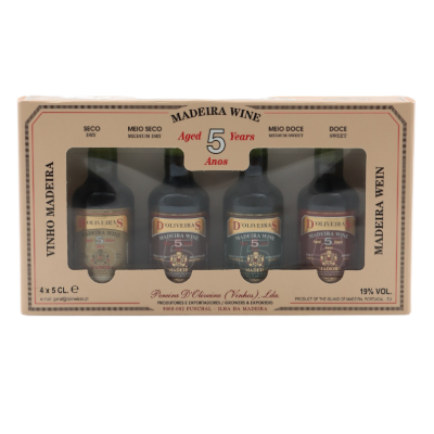 Madeira Wine Conj 4 miniaturas