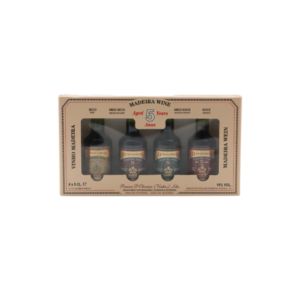 Madeira Wine Conj 4 miniaturas
